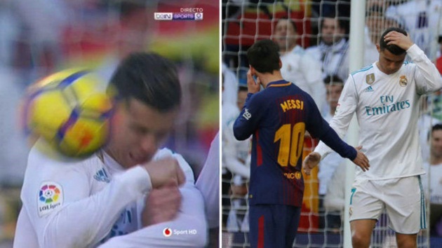 Ảnh bài viết Messi hành động đẹp khi sút trúng mặt Ronaldo