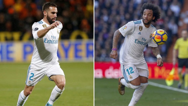 Real Madrid loạng choạng vì đôi cánh Carvajal - Marcelo 