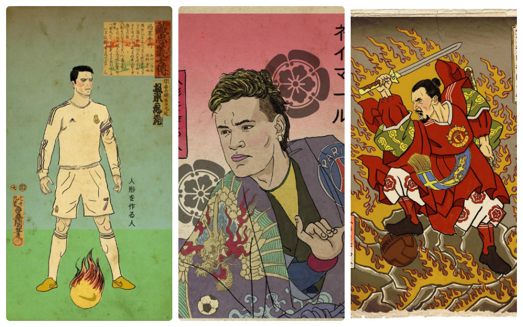 Ảnh bài viết Sao sân cỏ sẽ ra sao với tạo hình trên tranh mộc bản?