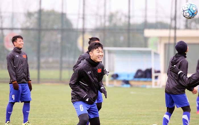 Ảnh bài viết Tập luyện hăng say, U23 Việt Nam được thầy Park "thưởng"