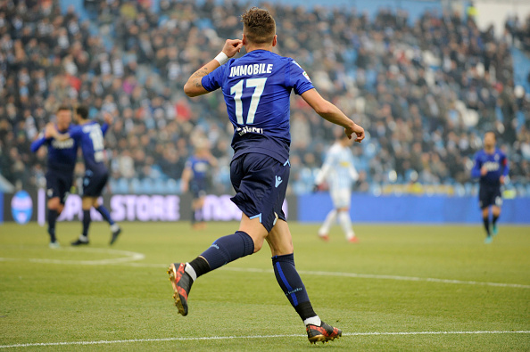 Ảnh bài viết Làm hẳn một 'cú poker', Immobile đưa Lazio vào top 4