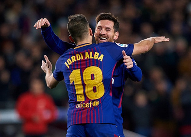 Ảnh bài viết Messi và Alba: Công thức ghi bàn hoàn hảo của Barca