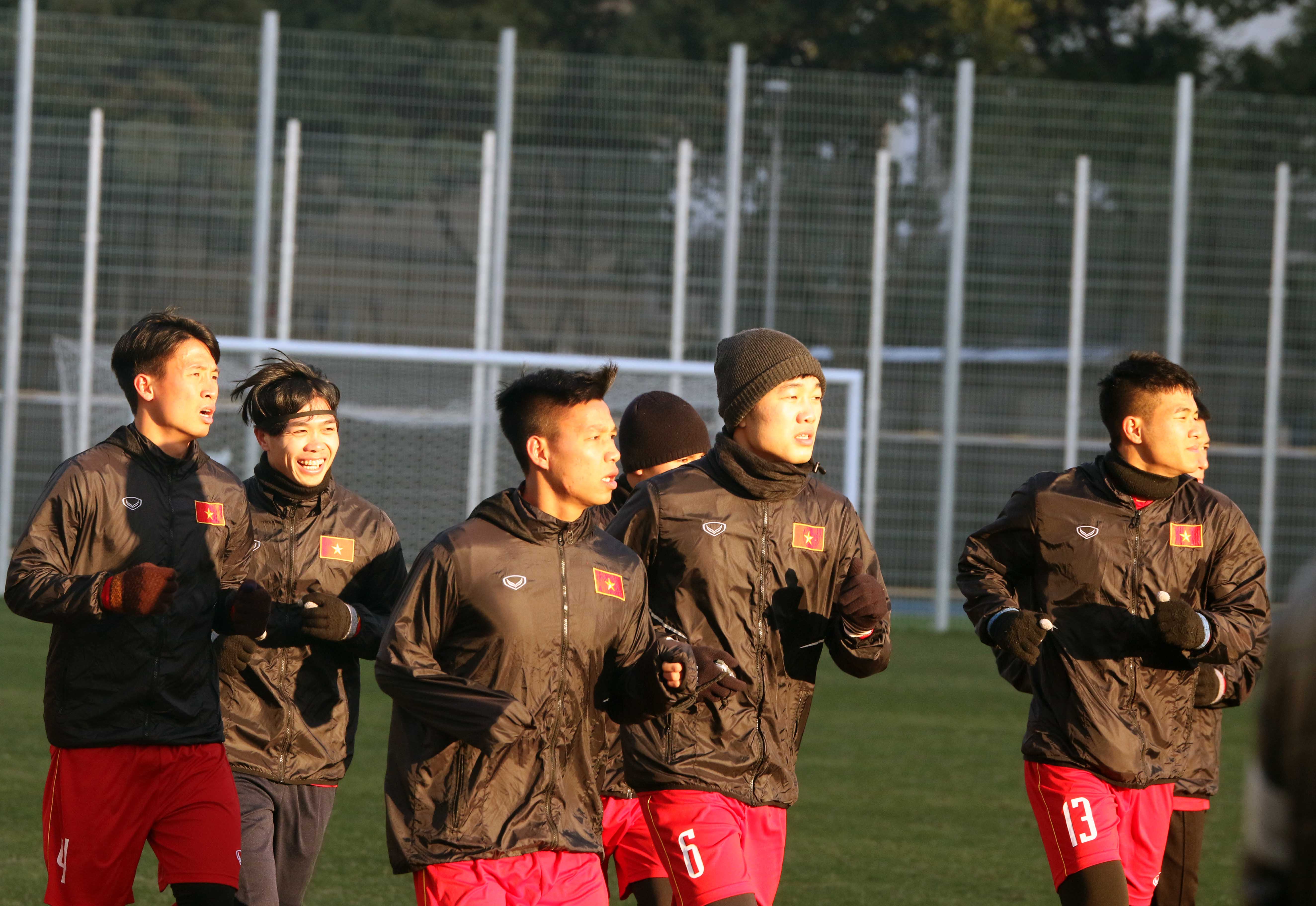 Ảnh bài viết U23 Việt Nam hứng khởi tập luyện sau trận thua trước Hàn Quốc