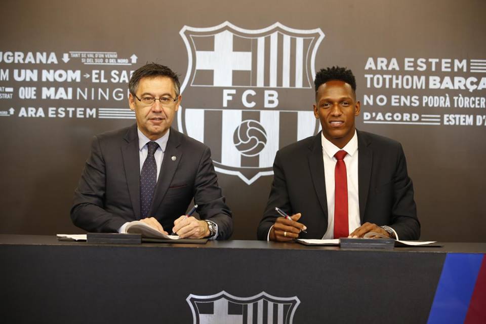 Ảnh bài viết Yerry Mina ký hợp đồng với Barca