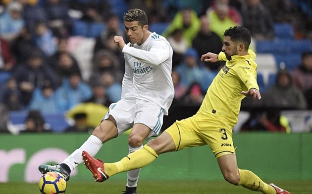 Ảnh bài viết Ronaldo sút 11 lần thất vọng, Real thua đau trước Villarreal tại Bernabeu