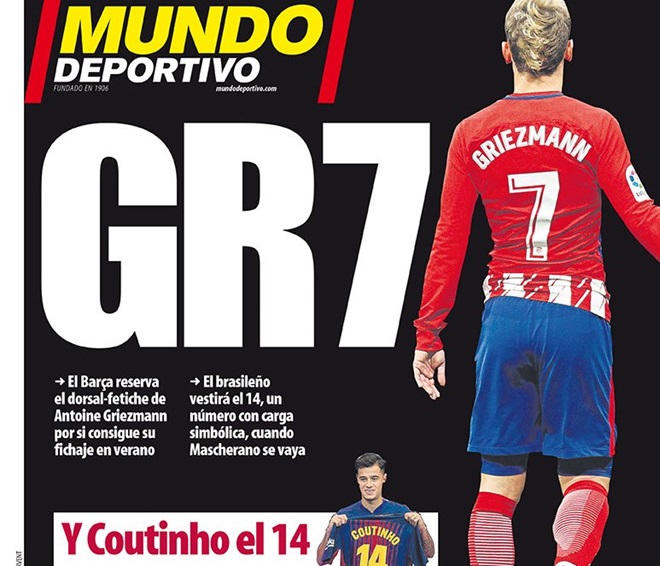 Ảnh bài viết Đợi bom tấn mùa hè, Barca không trao áo số 7 cho Coutinho