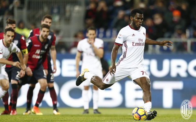 Highlights: Cagliari 1-2 AC Milan (Vòng 21 Serie A)