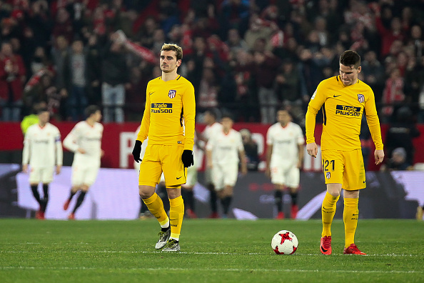 Vắng Diego Costa, Atletico bất lực, chia tay Cúp Nhà Vua