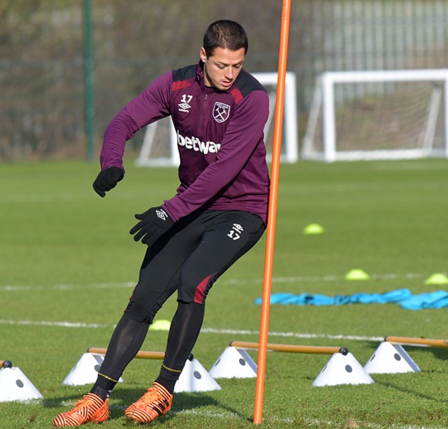 Ảnh bài viết Giữa bão tin đồn, Chicharito vẫn tích cực tập luyện