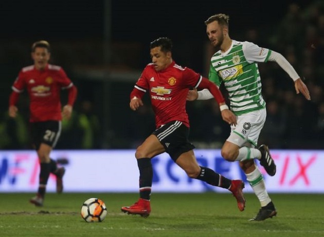 5 điểm nhấn Yeovil Town 0-4 Man Utd: Sanchez giúp CĐV Quỷ đỏ mơ mộng đủ điều