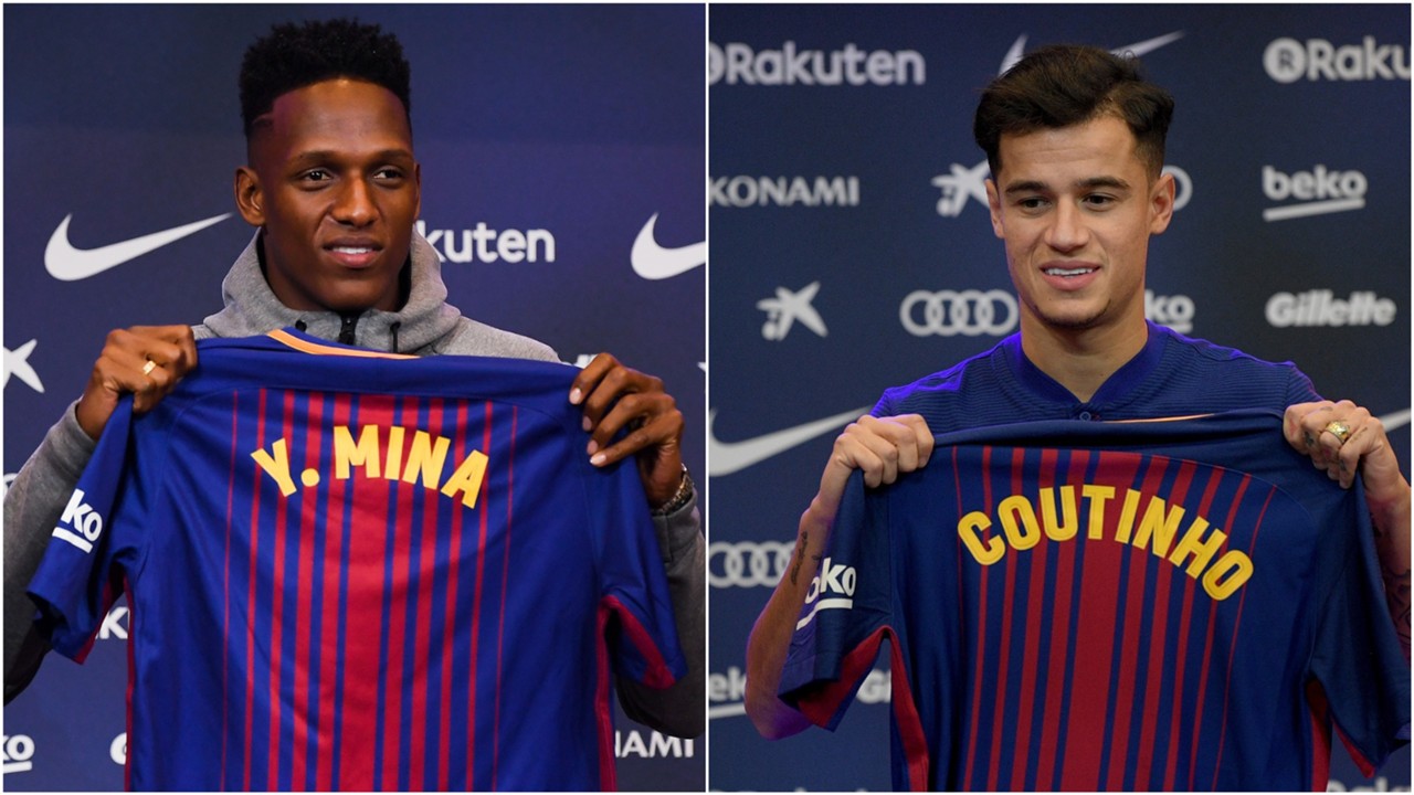 Ảnh bài viết Yerry Mina sẽ cùng Coutinho đá chính trước Alaves?