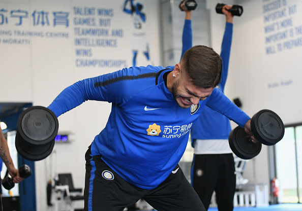 Ảnh bài viết Nhăn mặt tập tạ, dàn sao Inter quyết tâm tìm lại chiến thắng