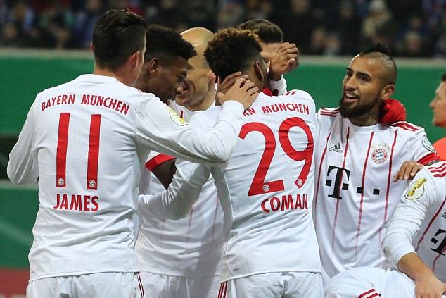 Ảnh bài viết Paderborn 0-6	Bayern Munich: Hùm xám kiêu hãnh vào bán kết