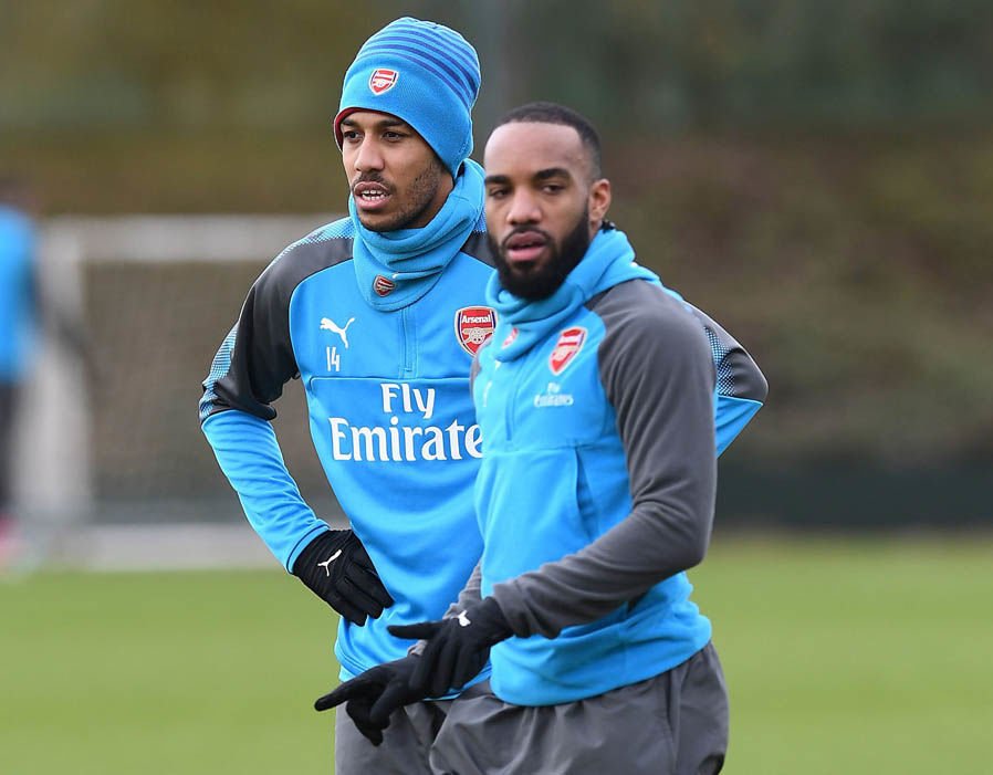 Ảnh bài viết Song sát hớn hở, Arsenal sẵn sàng cho đại chiến