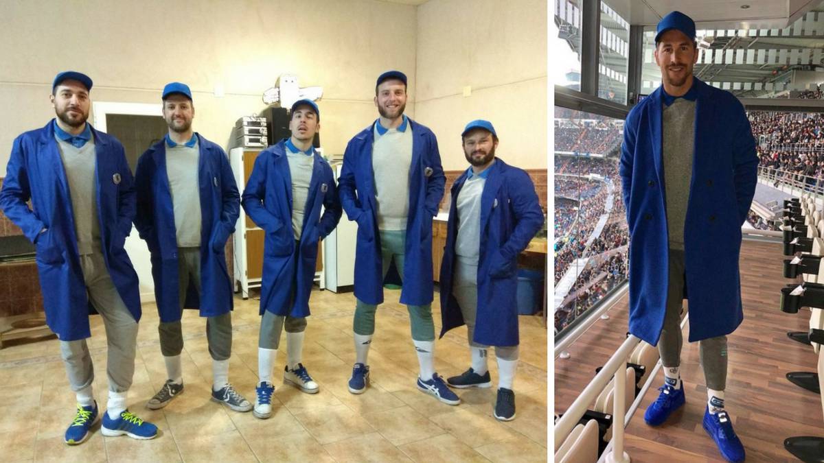 Ảnh bài viết Sergio Ramos lại chơi trội với trang phục "Super Mario"