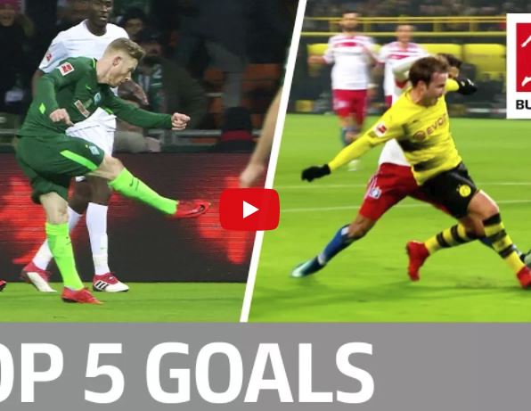 Müller, Gotze và top 5 bàn thắng đẹp nhất vòng 22 Bundesliga