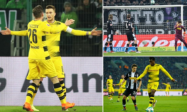 Reus ghi bàn, Dortmund tiếp tục bay cao ở Bundesliga