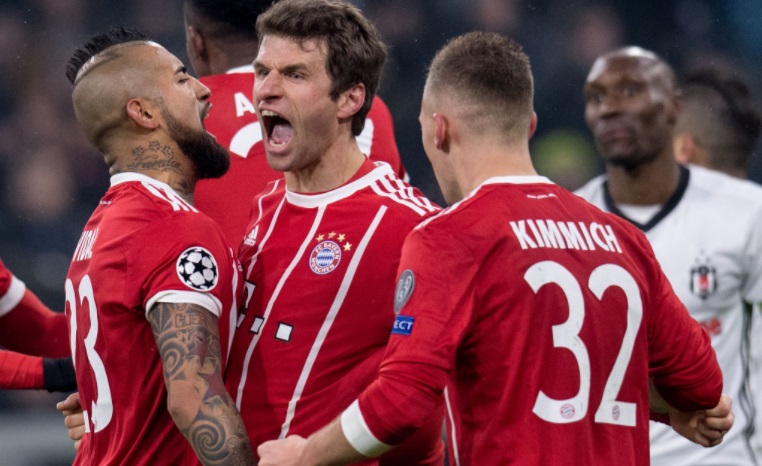 Highlights: Bayern Munchen 5-0 Besiktas (Vòng 1/16 Champions League)