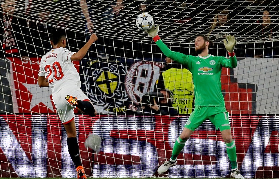 De Gea hóa "thánh", Man Utd thoát thua ngoạn mục trên sân Sevilla