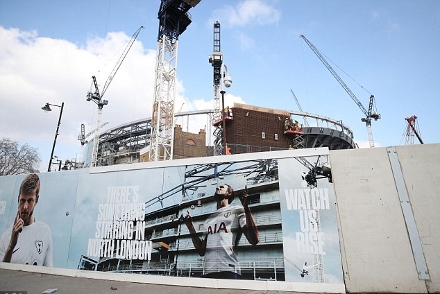 Ảnh bài viết SVĐ mới của Tottenham đã hoàn tất bộ khung