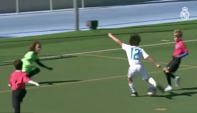 Con Marcelo lập hat-trick ở đội trẻ, Real sắp có siêu tiền đạo trong tương lai