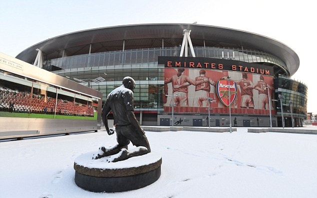 London tuyết rơi trắng trời, đại chiến Arsenal - Man City nguy cơ bị hoãn
