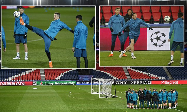 Ảnh bài viết Ronaldo và đồng đội chỉnh thước ngắm ở Parc des Princes