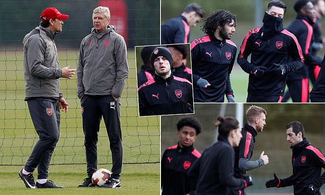 Ảnh bài viết Hối hả tập luyện, Arsenal dồn sức chiến AC Milan