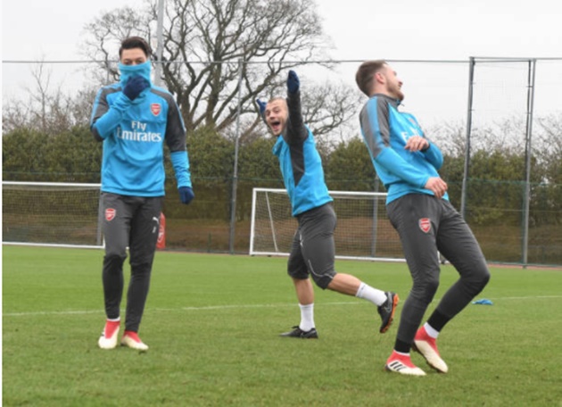 Ảnh bài viết Dàn sao Arsenal phấn chấn tập luyện sau thắng lợi vang dội trước AC Milan