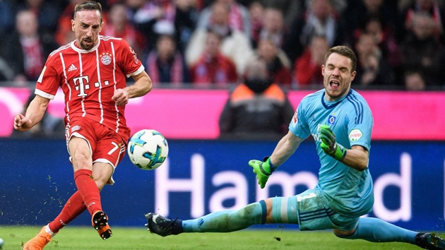 Highlights: Bayern Munich 6-0 Hamburger SV (Vòng 26 Bundesliga)