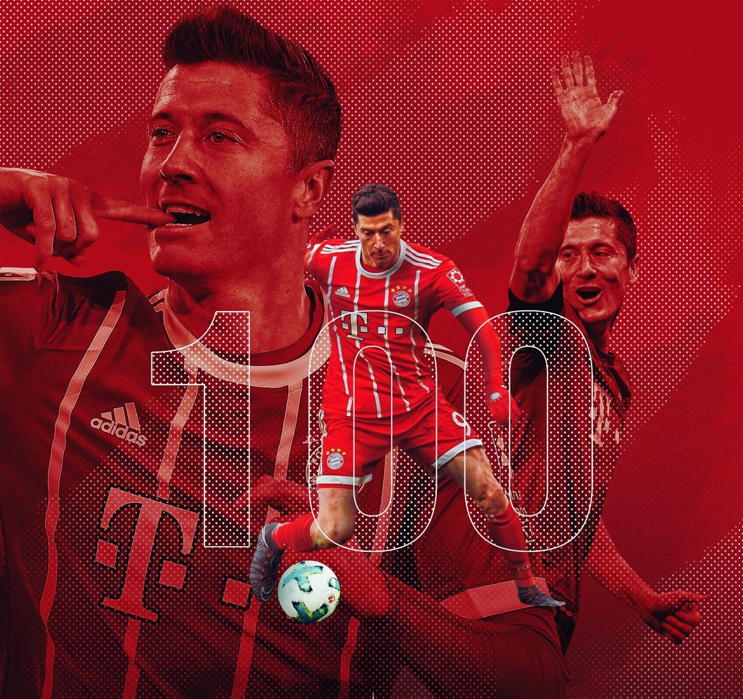 Lewandowski cán mốc khủng cùng Bayern