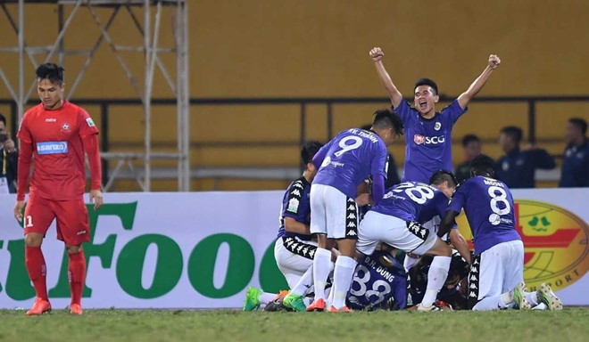 Hà Nội 1-0 Hải Phòng: Quang Hải và đồng đội có trận thắng đầu tiên ở V-League 2018