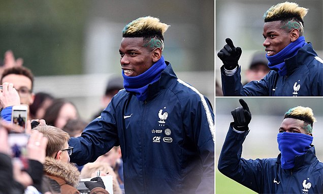 Ảnh bài viết Gạt nỗi sầu M.U, Pogba vui như hội khi tập trên tuyển