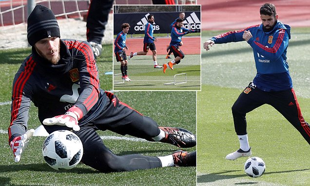 Ảnh bài viết De Gea lăn xả trên sân tập, quyết chặn đứng 'cỗ xe tăng'