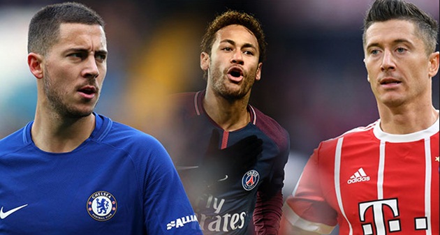 Hazard, Neymar và những ngôi sao hứa hẹn khuynh đảo TTCN mùa hè