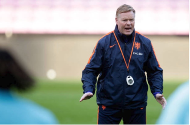 Ảnh bài viết Koeman quát tháo học trò, Hà Lan sẵn sàng trở lại
