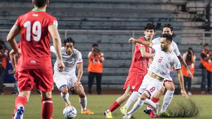 ĐT Philippines 2-1 ĐT Tajikistan (Bảng F vòng loại Asian Cup 2019)
