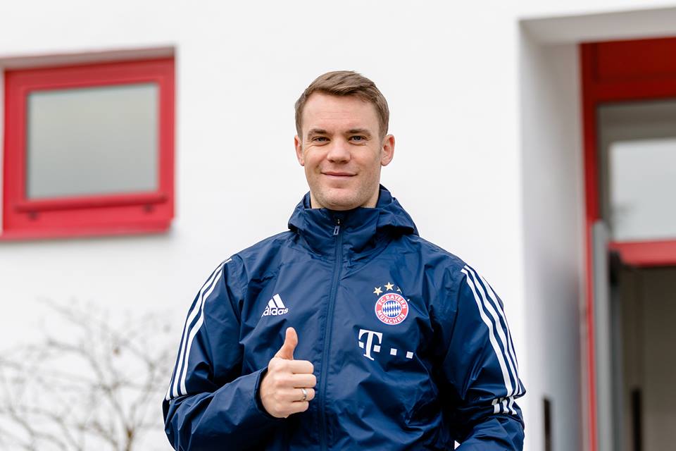 Ảnh bài viết Manuel Neuer trở lại tập luyện sau 6 tháng