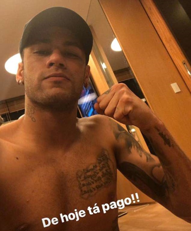 Ảnh bài viết Neymar vùi mình trong phòng tập gym, đếm ngày trở lại sân cỏ