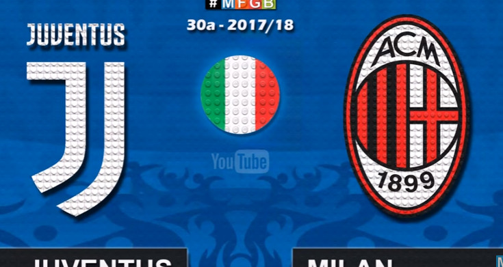 Chiến thắng của Juventus trước AC Milan theo phong cách Lego