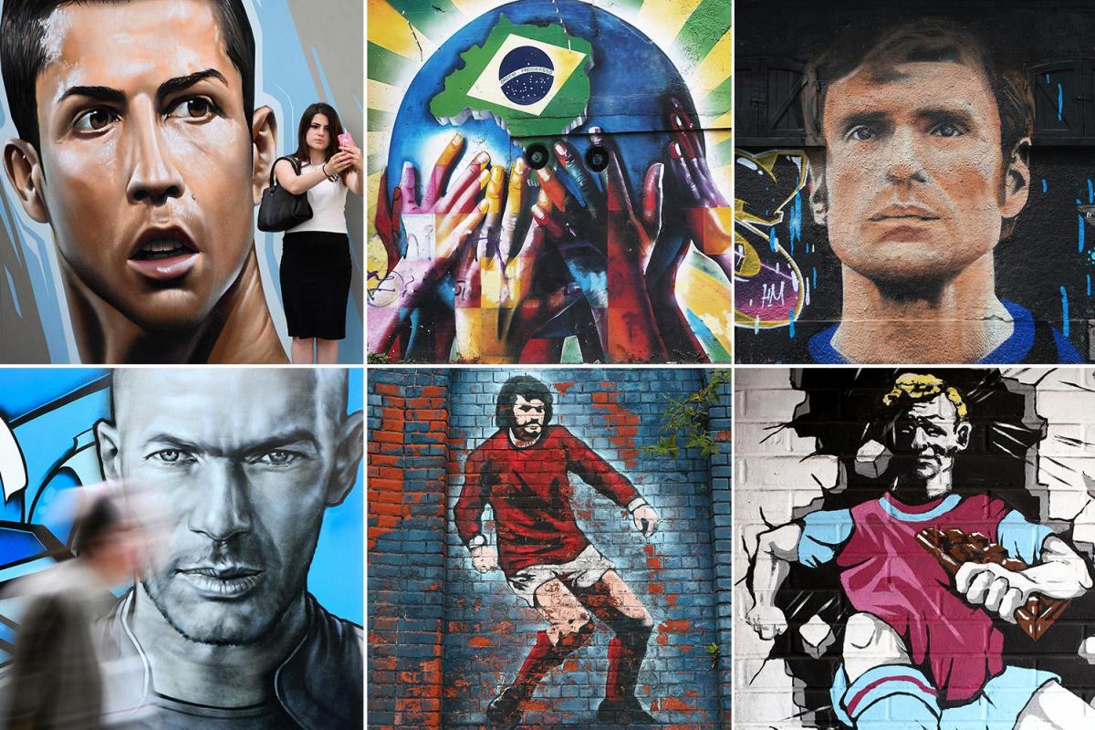 Cực chất với sao sân cỏ qua phiên bản graffiti