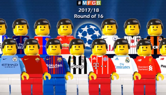 Những bàn thắng đẹp nhất tại Champions League theo phong cách Lego