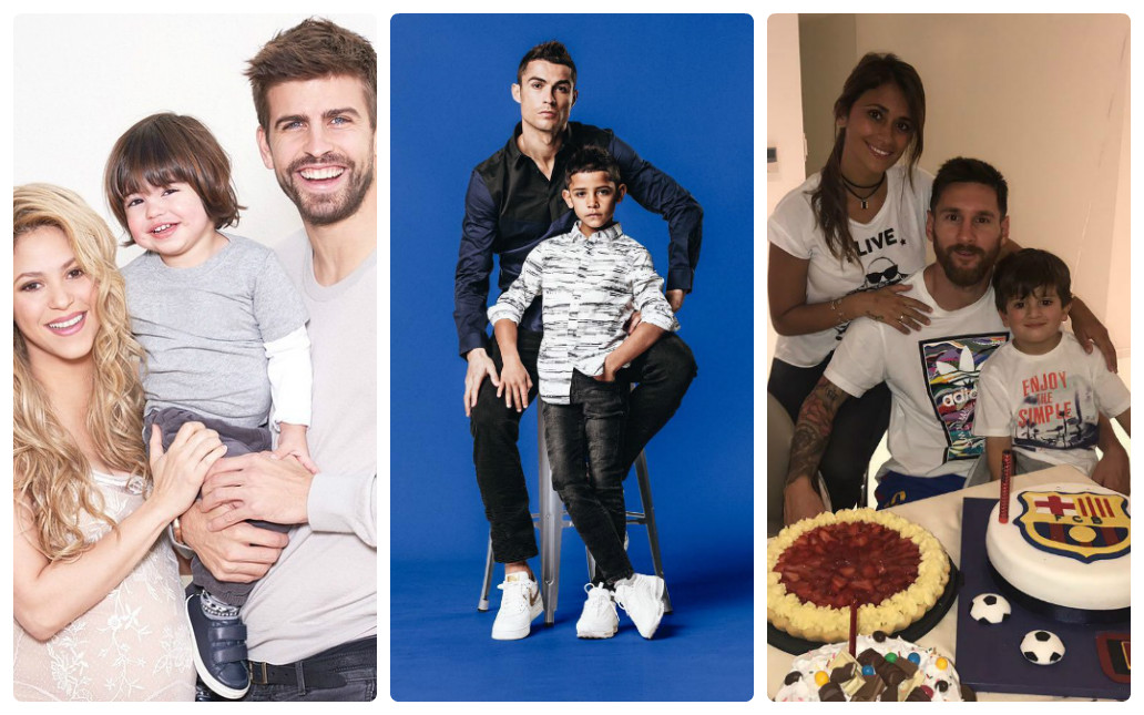 Ảnh bài viết Style đồ đôi bố con cực đáng yêu của nhà sao sân cỏ