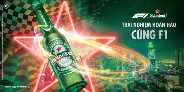 Lần đầu tiên tại Việt Nam, Heineken mang đến cho NHM trải nghiệm hoàn hảo về đường đua F1