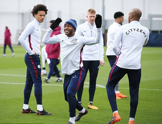 Ảnh bài viết Dàn sao Man City thi nhau nô đùa trước trận derby