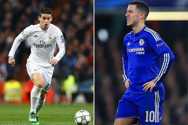 Ảnh bài viết Real Madrid nhắm Eden Hazard, Chelsea đòi ngược James Rodriguez