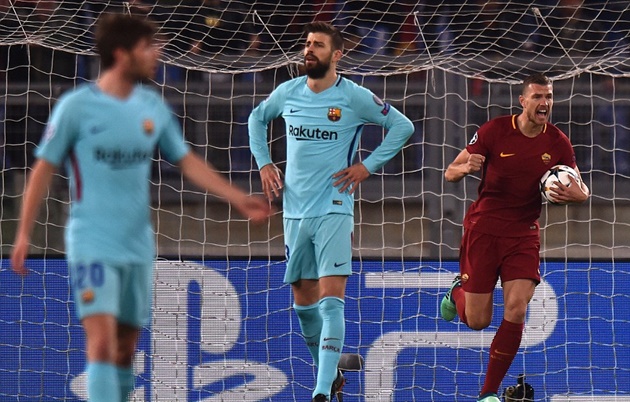5 điểm nhấn Roma 3-0 Barca: Khi Dzeko hóa thành "Messi của Roma"