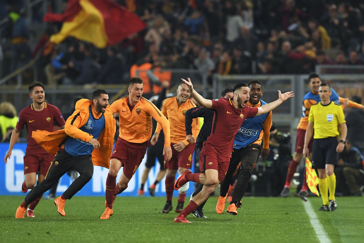 Trước đêm qua, bao nhiêu đội từng ngược dòng điên rồ như Roma?