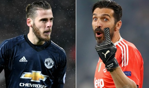 Ảnh bài viết Buffon bị thẻ đỏ đầu tiên ở Champions League vì... "xem thường" De Gea