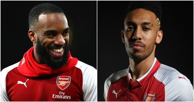 Aubameyang thổ lộ về mối quan hệ kình địch với Lacazette